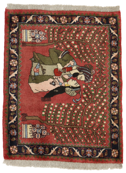 Bijar - Kurdi Персийски връзван килим 88x69