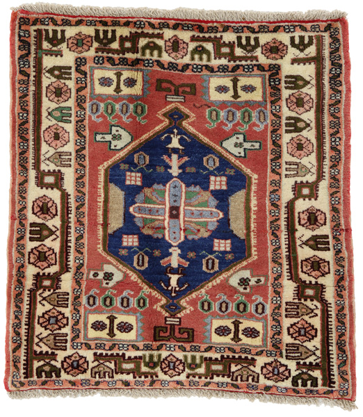 Tuyserkan - Hamadan Персийски връзван килим 82x77