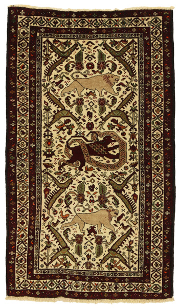 Bijar - Kurdi Персийски връзван килим 128x74