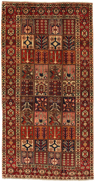 Bakhtiari Персийски връзван килим 292x152