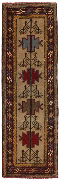 Gabbeh - Qashqai Персийски връзван килим 193x63