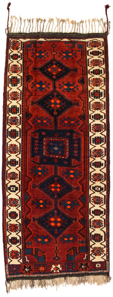 Bakhtiari - Qashqai Персийски връзван килим 401x165