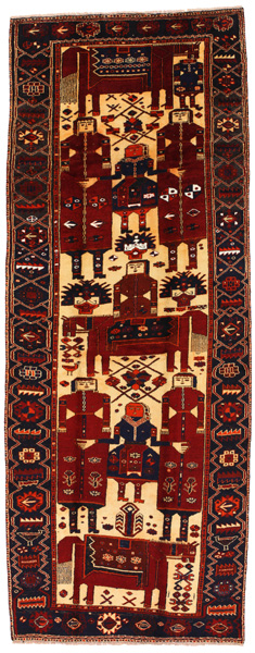 Bakhtiari - Lori Персийски връзван килим 406x153