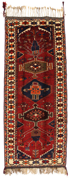 Bakhtiari - Qashqai Персийски връзван килим 405x163