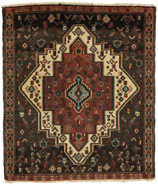 Bakhtiari Персийски връзван килим 85x74