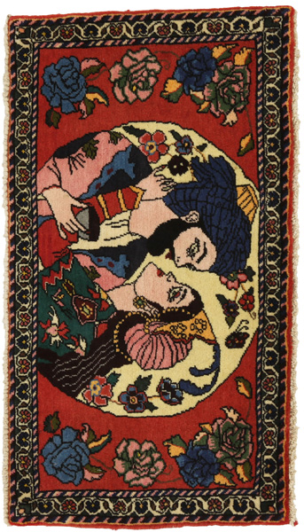 Bijar - Kurdi Персийски връзван килим 52x96