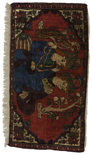 Sarouk - Farahan Персийски връзван килим 51x96