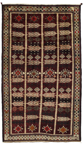 Gabbeh - Qashqai Персийски връзван килим 245x142
