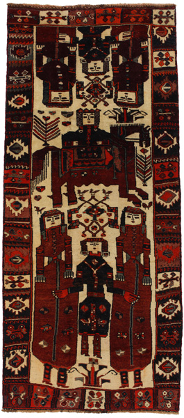 Lori - Bakhtiari Персийски връзван килим 331x141