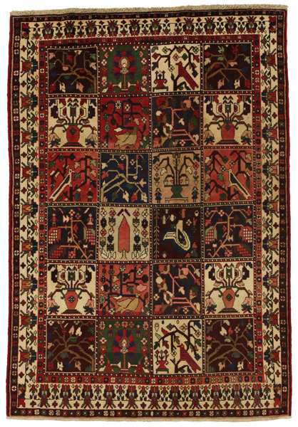 Bakhtiari Персийски връзван килим 205x143