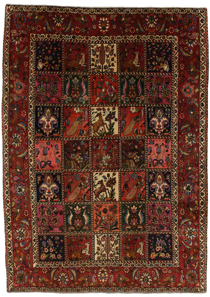 Bakhtiari Персийски връзван килим 284x200