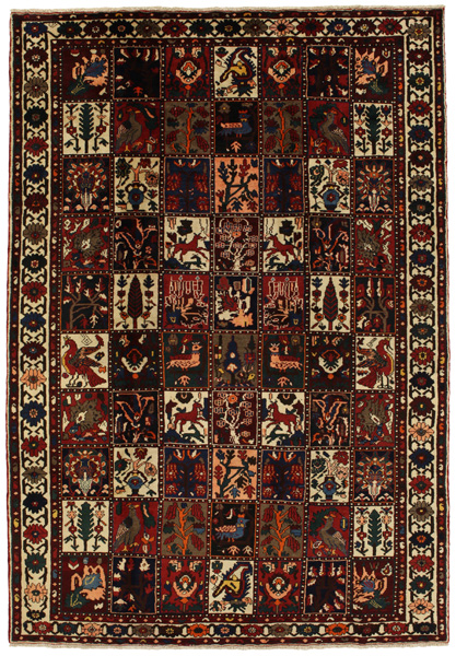 Bakhtiari - Garden Персийски връзван килим 303x209