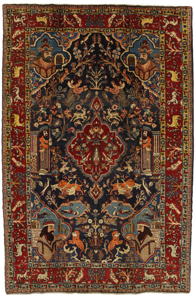 Bijar - Kurdi Персийски връзван килим 243x160