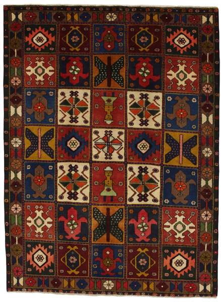 Bakhtiari Персийски връзван килим 203x150