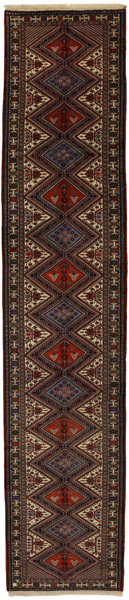Yalameh - Qashqai Персийски връзван килим 502x100