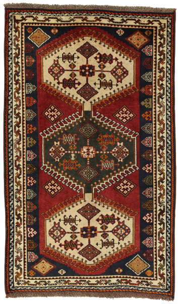 Yalameh - Qashqai Персийски връзван килим 160x96