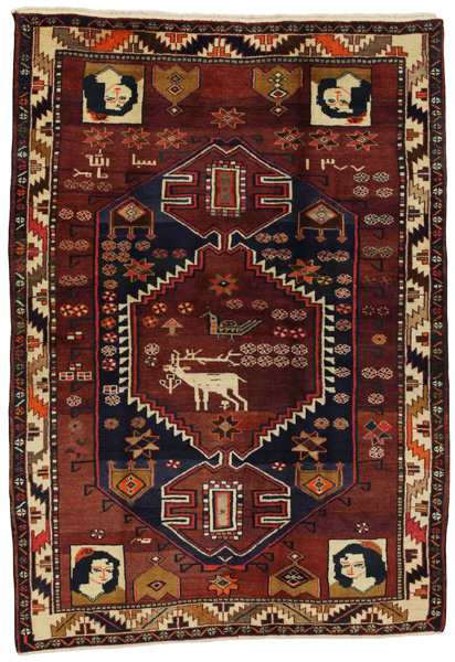 Lori - Bakhtiari Персийски връзван килим 212x146