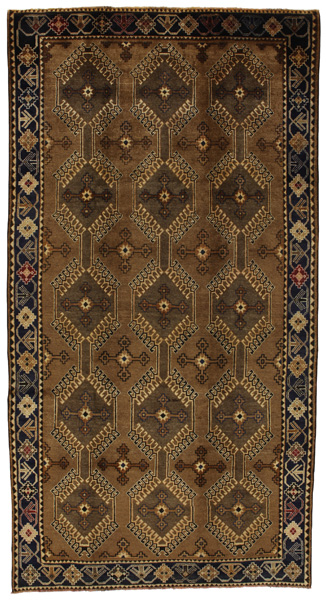 Yalameh - Qashqai Персийски връзван килим 299x159