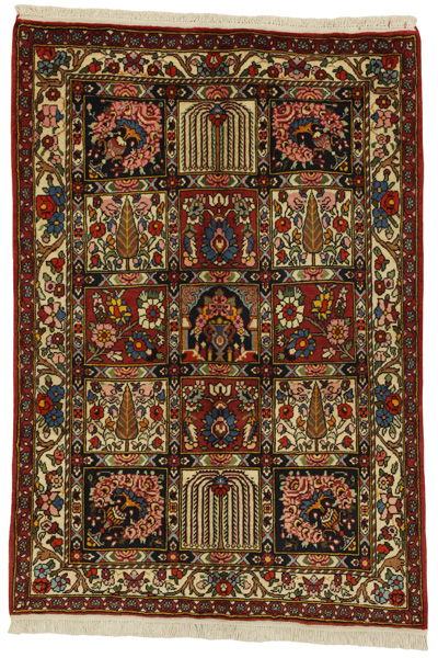 Bakhtiari Персийски връзван килим 154x105