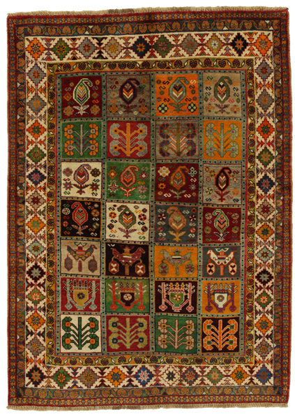 Bakhtiari - Qashqai Персийски връзван килим 204x147