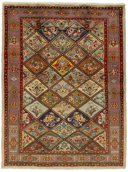 Bakhtiari Персийски връзван килим 190x145