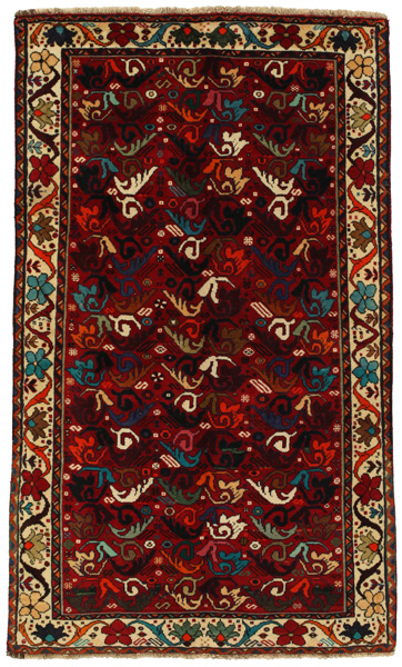 Bakhtiari - Qashqai Персийски връзван килим 207x124