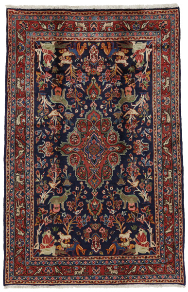 Jozan - Sarouk Персийски връзван килим 228x150