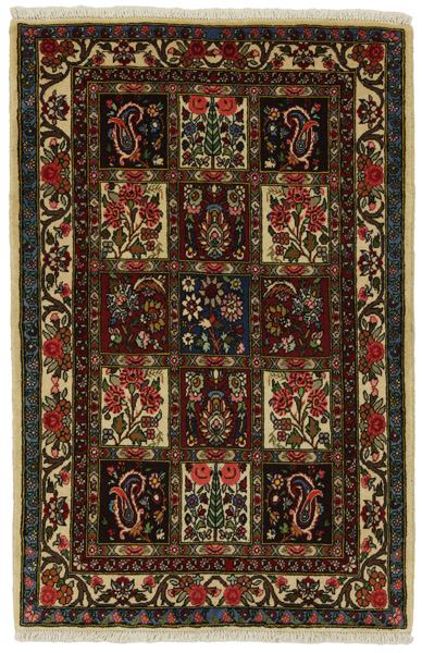 Bakhtiari Персийски връзван килим 158x104