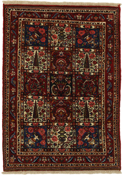 Bakhtiari Персийски връзван килим 150x106