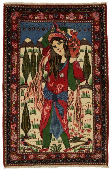 Bijar - Kurdi Персийски връзван килим 157x104