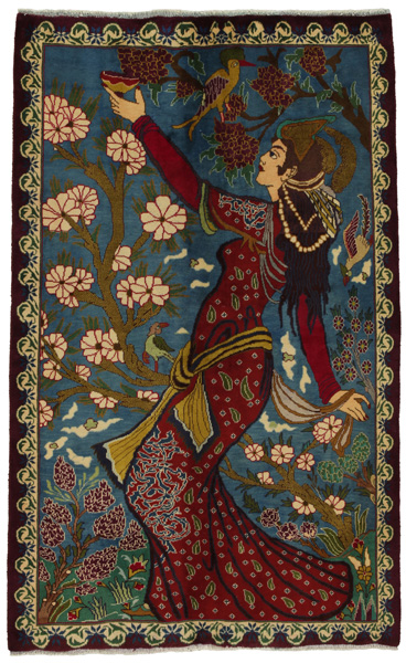 Bijar - Kurdi Персийски връзван килим 195x119