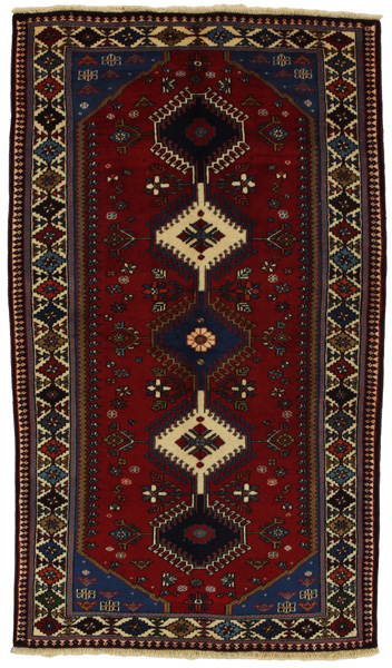 Yalameh - Qashqai Персийски връзван килим 200x116