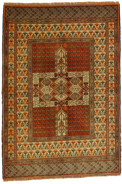 Hatchlu - Turkaman Персийски връзван килим 181x125