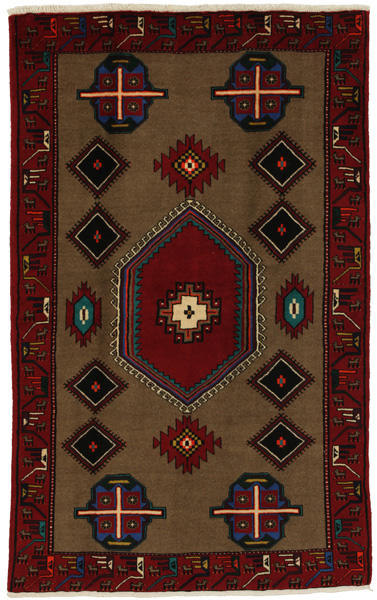 Kelardasht - Kurdi Персийски връзван килим 206x128