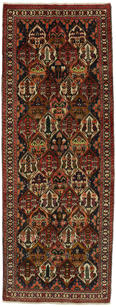 Bakhtiari Персийски връзван килим 311x114