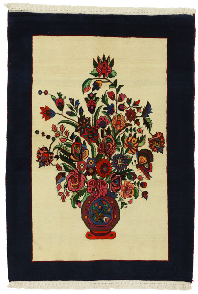 Jozan - Sarouk Персийски връзван килим 154x106