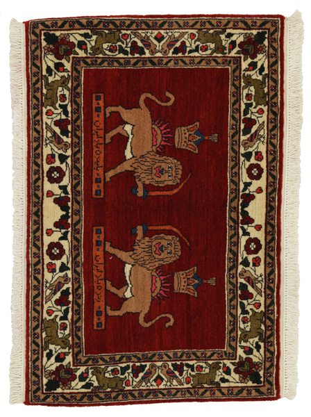 Bijar - Kurdi Персийски връзван килим 62x91