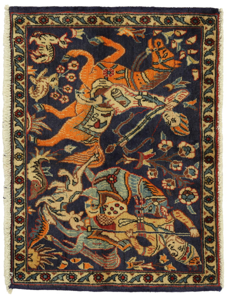 Sarouk - Farahan Персийски връзван килим 60x80