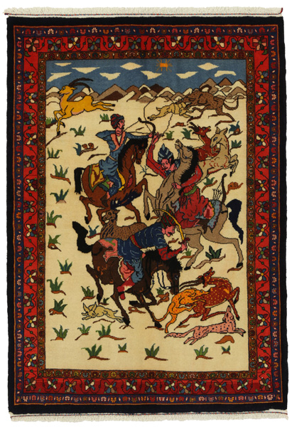 Sarouk - Farahan Персийски връзван килим 150x103