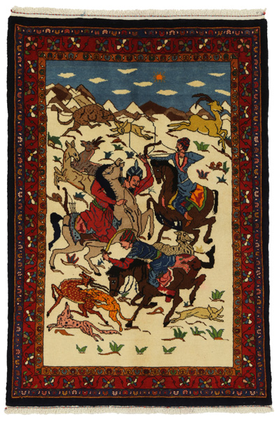 Sarouk - Farahan Персийски връзван килим 148x100