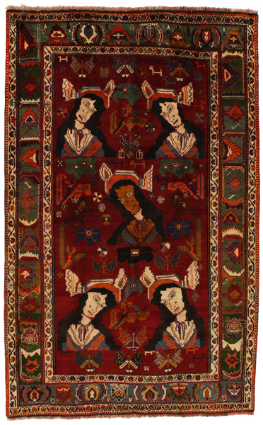 Qashqai - Gabbeh Персийски връзван килим 245x153