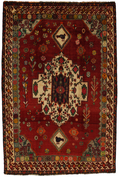 Qashqai - Gabbeh Персийски връзван килим 245x162