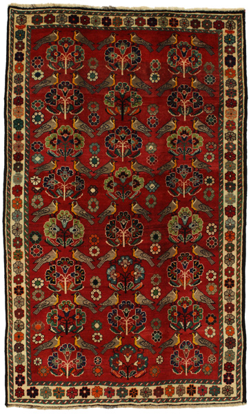 Qashqai - Gabbeh Персийски връзван килим 245x148
