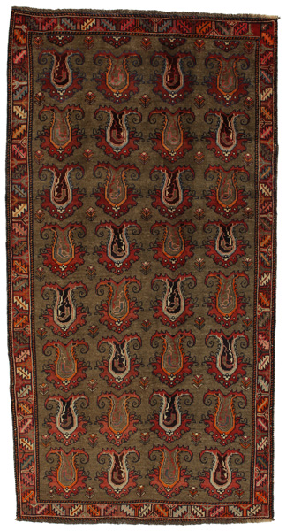 Gabbeh - Qashqai Персийски връзван килим 297x156