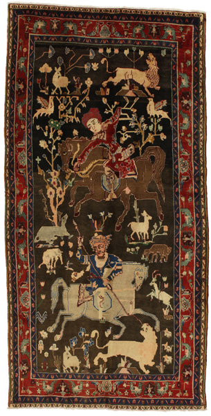 Bijar - Kurdi Персийски връзван килим 286x142