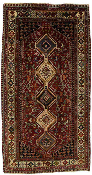 Yalameh - Qashqai Персийски връзван килим 290x152