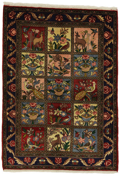 Bakhtiari Персийски връзван килим 148x105