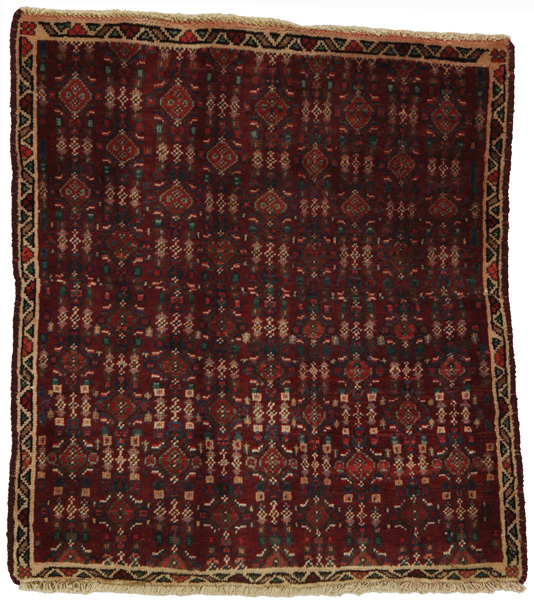 Hosseinabad - Hamadan Персийски връзван килим 76x71