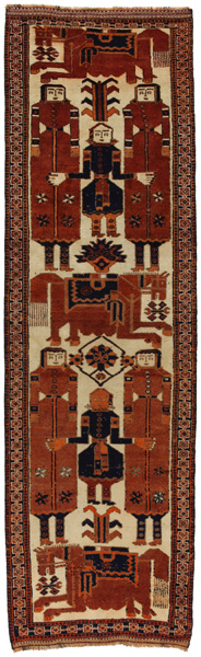 Qashqai Персийски връзван килим 400x121