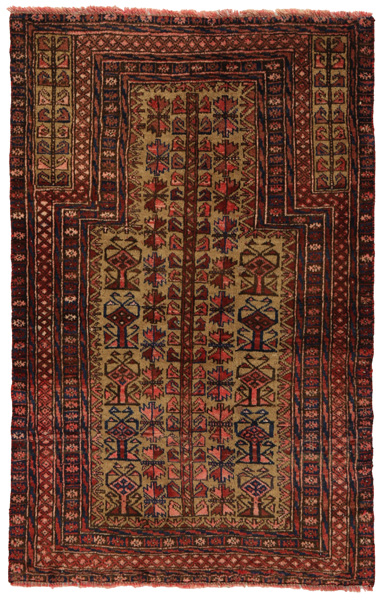 Baluch - Turkaman Персийски връзван килим 117x75